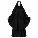 وشاح السمري شيفون مفتوح